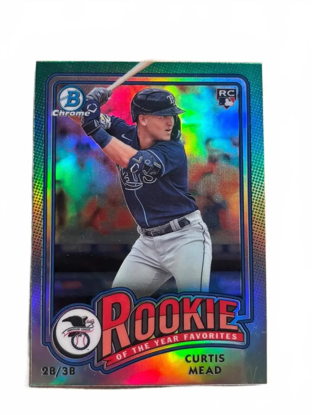Curtis Mead Rookie of the Year Favorites 2023 Bowman Chrome